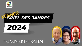 Brettspiel Nominierten Raten Kennerspiel des Jahres 2024