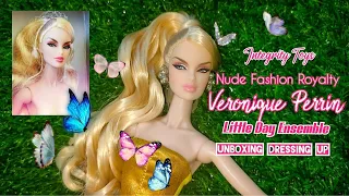 Integrity Toys Fashion Royalty Nude Veronique Perrin Unboxing Dressing Up