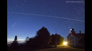 Comet Neowise Timelapse Compilation pt 2 ... from the Lower NW Michigan