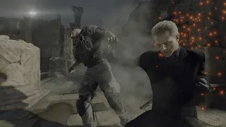 Resident Evil 4 Remake - Wesker Bullying Krauser