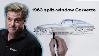 Streamlining the 1963 split-window Corvette | Chip Foose Draws a Car - Ep. 15