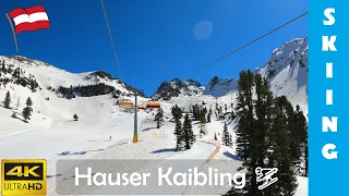 SKIING Hauser Kaibling blue pistes - Ski Amadé | 4K 60fps