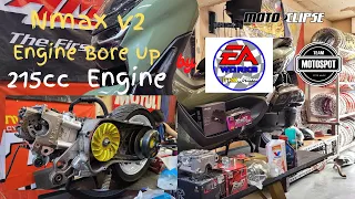 NMAX v2  Engine Bore up | 215 cc engine