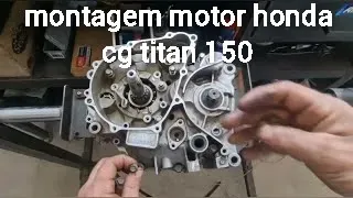 Passo a passo completo de Montagem do motor da Honda CG Titan 150 e Bros 150