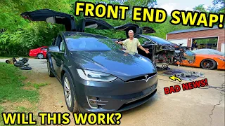 Rebuilding A Wrecked 2020 Tesla Model X Part 5