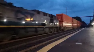 CSX I157 With Spirit of Birmingham at West Trenton, NJ