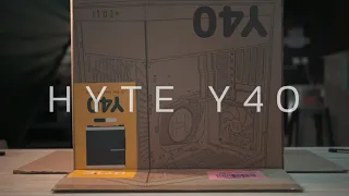 Unboxing & Installation new PC CASE by HYTE Y40