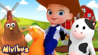 Farm Animal Toys Song (Old Macdonald Had a Farm) - Nursery Rhymes & Kids Songs | Minibus