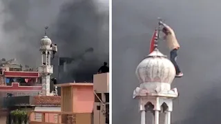 New Delhi mob torches and vandalises mosque as sectarian violence in India intensifies