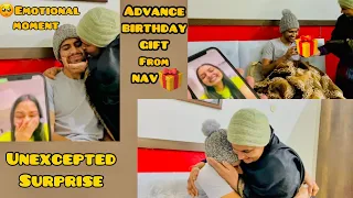 😳Surprise￼￼ Advance Birthday￼ Gift🎁 From Nav😇 | Navhappy Bhullar | Vlog