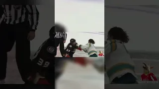 Jonah Gadjovich fights Sam Carrick - NHL fight