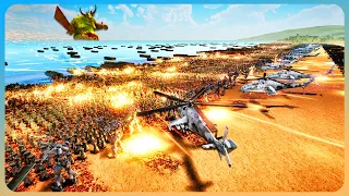 6 MILLION Nurgles Landing vs HUMANITY ARMY - Ultimate Epic Battle Simulator 2 UEBS 2 (4K)