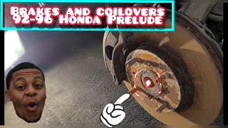 How to build a Honda Prelude pt3 | brakes and suspension upgrade