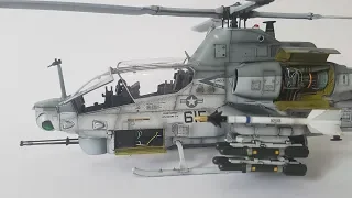 Kitty Hawk 1/48 AH-1Z Viper (Part 2: Engine and fuselage build)
