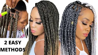 🔥 🔥CAN’T GRIP BOX BRAIDS/ Try this  Step By Step /101 /Protective Style Tupo1