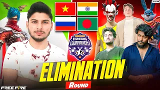 BIGGEST INT TOURNAMENT 🔥😈 ELIMINATION ROUND FT- NG, NXT, AFF, 9S, BD #nonstopgaming - free fire live