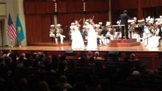 Kazakh National Kurmangazy Orhestra performing in they Kennedy Center in Washington D.C.