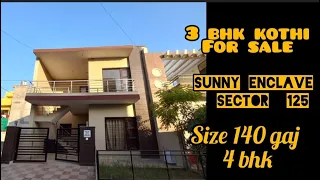 140 GAJ  LUXURIOUS   3BHK KOTHI  SUNNY ENCLAVE SECTOR 125 FOR SALE