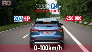 Audi q4 Etron | launch from 0 to 100