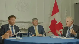 Conservative leadership candidates take part in debate in Ottawa – August 3, 2022