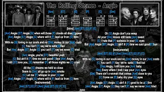 The Rolling Stones - Angie [Jam Track] [Guitar Chords & Lyrics]