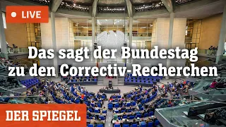 Livestream: Das sagt der Bundestag zum Potsdamer Rechtsextremisten-Treffen | DER SPIEGEL