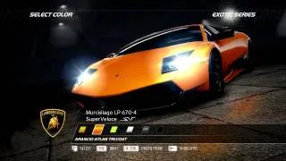 NFS Hot Pursuit - Presenting Lamborghini Murcielago LP 670-4 SuperVeloce - Exotic Series