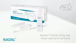 NADAL® COVID-19 Ag Test - Antigen rapid test for self-testing (Order No. 243117N-01)