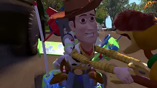 Woody & Buzz Fly (Reversed)