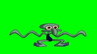 [Chroma Key] Squidward Techno Dance (SpongeBob) - Green Screen