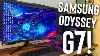 UNBOXING NIESAMOWITEGO MONITORA 🖥💻 DO GIER SAMSUNG ODYSSEY G7 32 CALE 🚀⚡👌 + SPECYFIKACJA