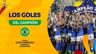 #CAFem 2022 | Todos os gols do Brasil, campeão da CONMEBOL Copa América Femenina