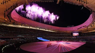 Beijing Winter Paralympics Opening Ceremony| Firework display at the Bird's Nest 北京冬残奥会开幕式进行焰火表演