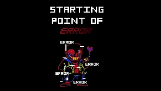 STARTING POINT OF ERROR (1 hour) error sans