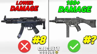 TOP 10 Best High-Damage SMGs In Codm BattleRoyale | Codm Tips And Tricks