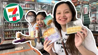 We only ate 7 ELEVEN CONVENIENCE STORE FOODS for 24 hours! | Philippines