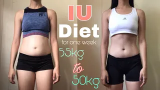 I TRIED THE IU DIET | K-POP IDOL DIET | One Week IU Diet