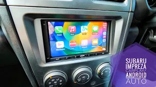 Wireless carplay and android auto, Fitting to Subaru Impreza WRX - ATOTO  A6