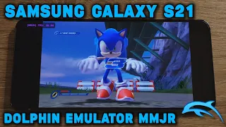 Galaxy S21 / Exynos 2100 - Dolphin MMJR Update - Mario Sunshine / Sonic / Spyro / The Simpsons -Test