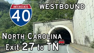 Interstate 40 North Carolina (Exit 27 to TN State Line) Westbound