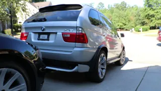 2005 BMW X5 4.8is Muffler Delete(Cold Start)