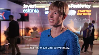 Kersti Kaljulaid at Latitude59