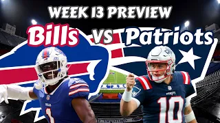 Buffalo Bills vs New England Patriots Week 13 Preview