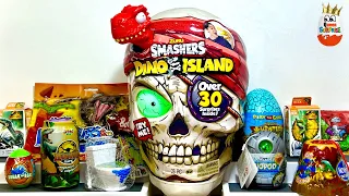 DINO MIX! SURPRISES, Dinosaur Toys, ZURUSmashers DINOISLAND, YCOOBiopod, Kinder Surprise unboxing