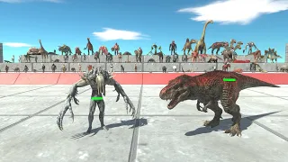 1 vs 1 Tournament with HP Bar - Animal Revolt Battle Simulator