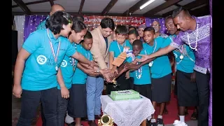 Fijian Minister for Education officiates at the Deenbandhoo Achievement Awards Night