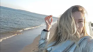 #Гданьск #море #пляж Первая встреча с морем в этом сезоне