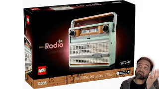 LEGO Icons Retro Radio 10334 official unveiling & my thoughts!