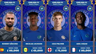 CHELSEA PLAYERS SALARY SEASON 2023/2024