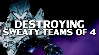 DESTROYING Sweaty Teams of 4 - Final Throwback Clips - Halo 5 Guardians